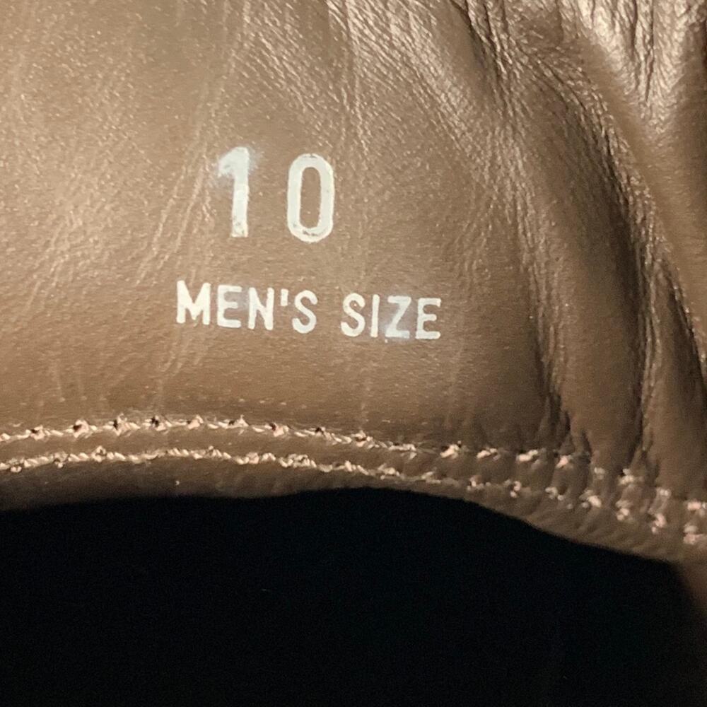 HOGAN Size 11 Brown Distressed Leather Soccer Sneakers - Picture 8 of 8